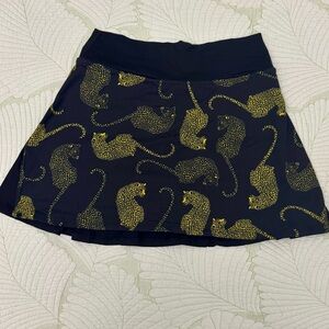 Dona Jo Leopard Print Exercise Skort- Size 2